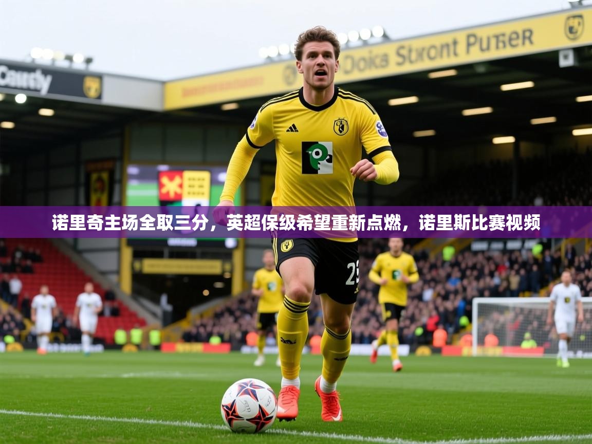 诺里奇主场全取三分，英超保级希望重新点燃，诺里斯比赛视频