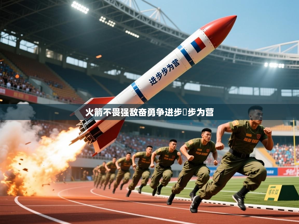 火箭不畏强敌奋勇争进步歩步为营